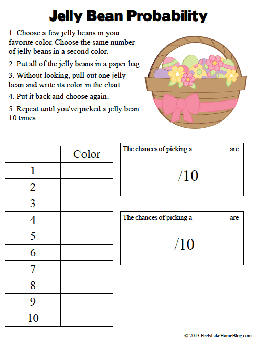 jelly bean math probability