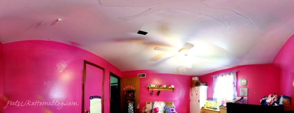 A pink bedroom