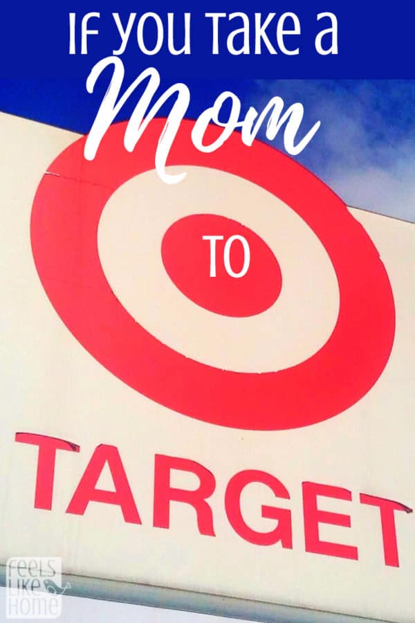 A close up of a Target sign