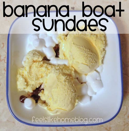 Campfire Banana Boats Campfire Banana Boats