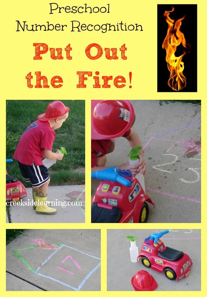 Put the fire out game for little kids