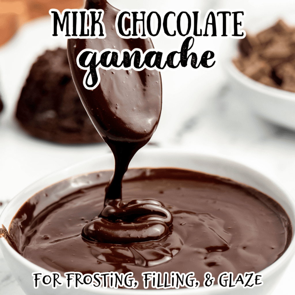 Ganache on sale with milk