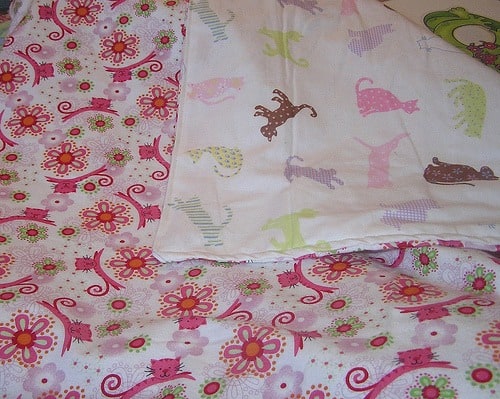 how to make flannel baby blankets finished blanket