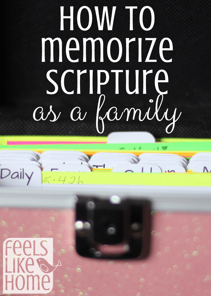 A screenshot of a scripture memory box