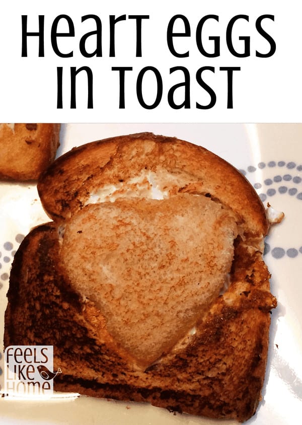 A frog in a hole or egg in toast