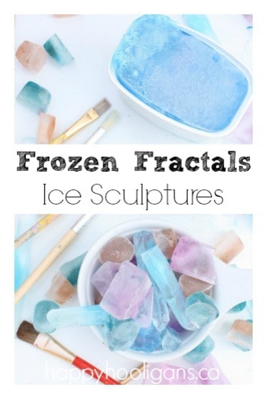 Frozen Fractals ice sculptures