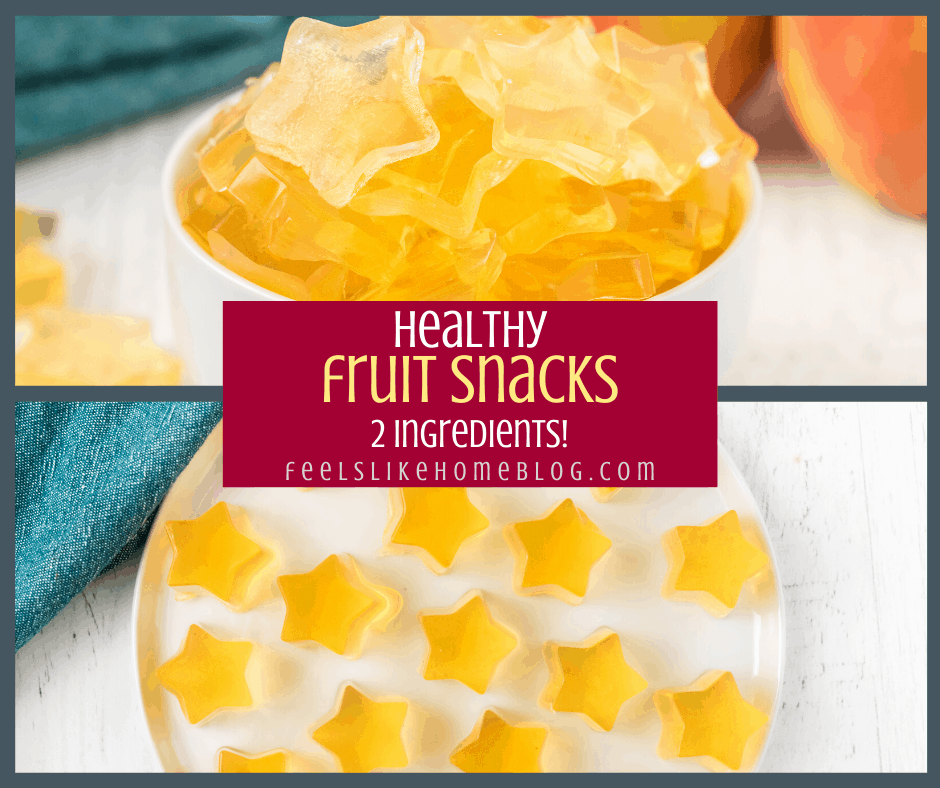 A close up of fruit snacks