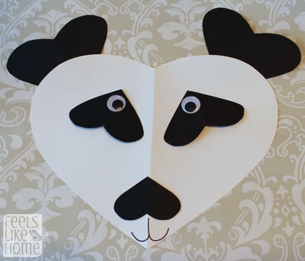 Valentine's Day Heart Animal Crafts for Kids - Feels Like Home™