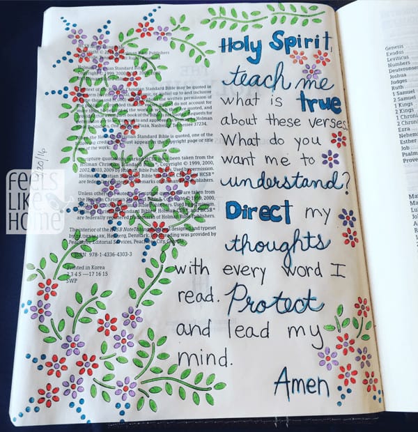 7 Easy Steps to Start Bible Journaling