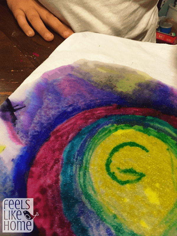 TShirt Chromatography Art & Science Experiment for Kids