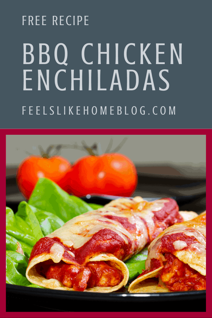 The Best BBQ Chicken Enchiladas