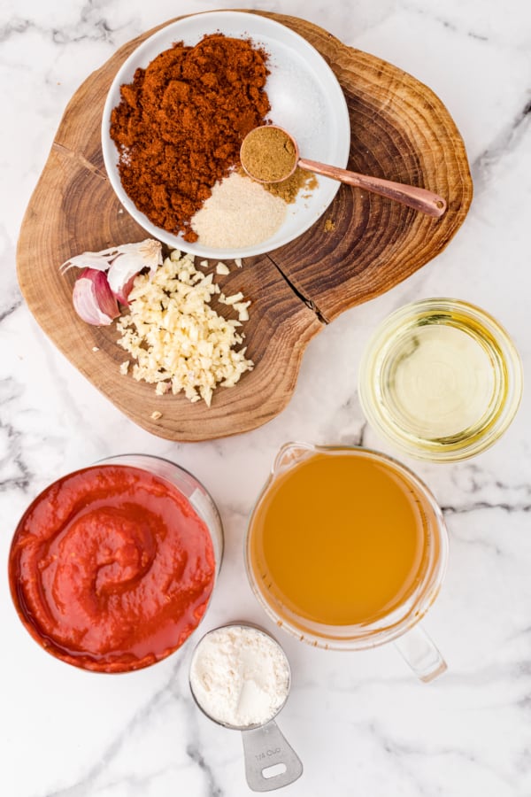 Authentic Mexican Enchilada Sauce Recipe Condiments & Spices