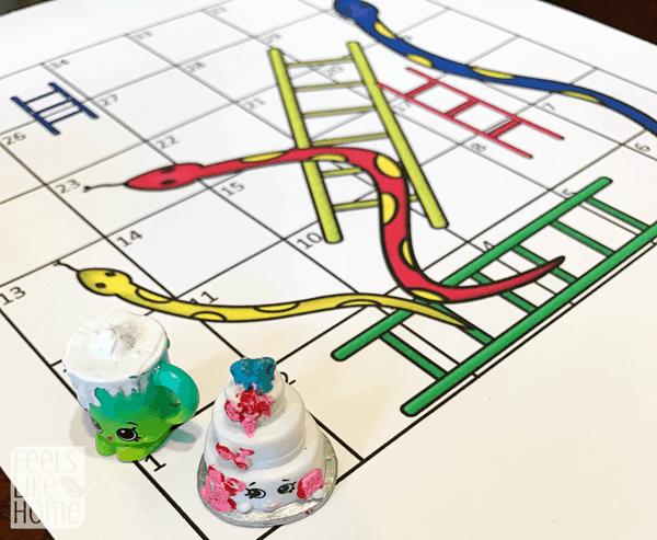 A Snakes and Ladders game