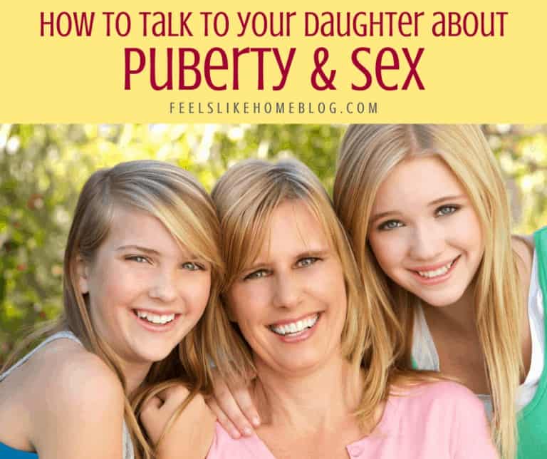 How To Talk To Your Daughter About Puberty And Sex Feels Like Home™