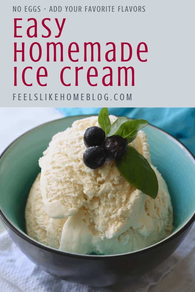 Easy Homemade Vanilla Ice Cream Recipe with No Eggs