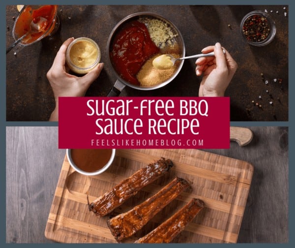 A close up of BBQ ribs on a cutting board