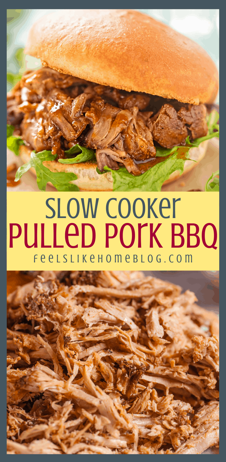 Easy Slow Cooker BBQ Pulled Pork - Feels Like Home™