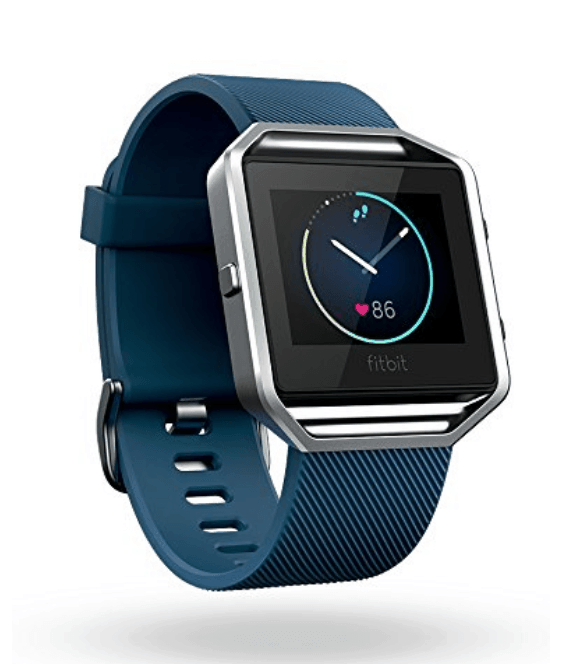 A Fitbit watch