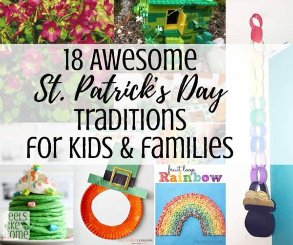 A collage of St. Patrick\'s Day photos