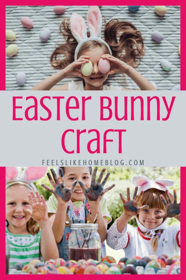 Kids making Easter crafts