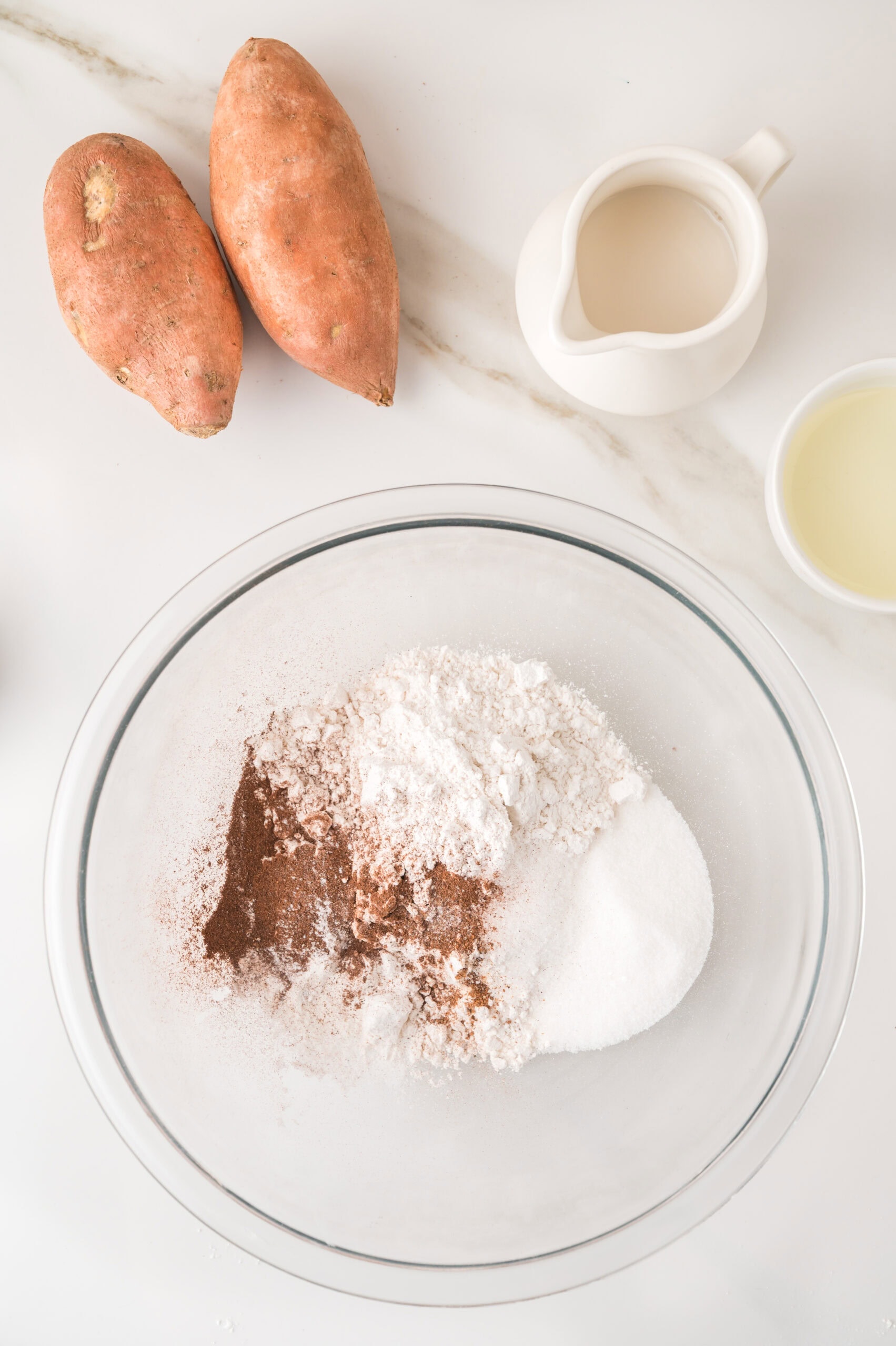 Sweet potato pancake dry ingredient mixture