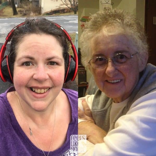 Tara Ziegmont and her mother smiling for the camera