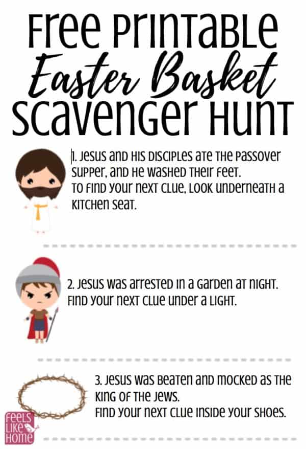 Printable Treasure Hunt