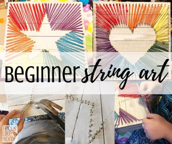 DIY String Art Kit for Adults, 12x12 Geometric Nail & Thread Art