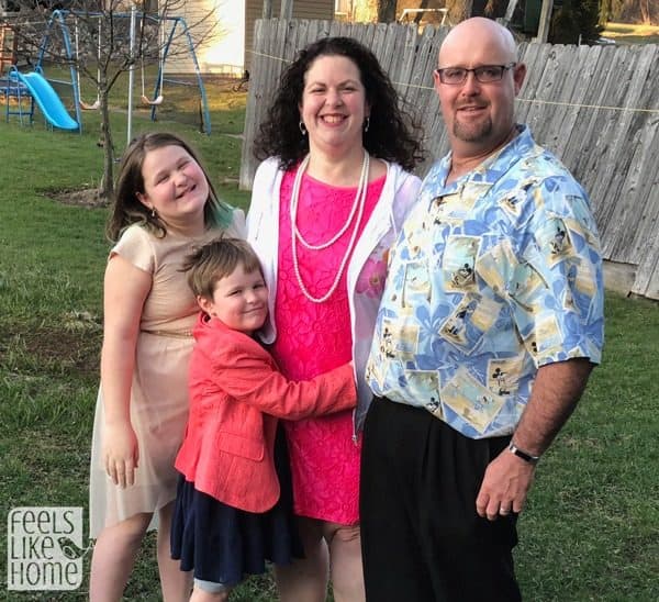 Tara Ziegmont, Joseph Ziegmont, and their children posing for a picture