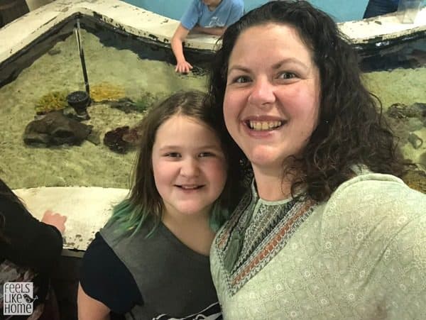 Tara Ziegmont and her daughter smiling and posing for the camera