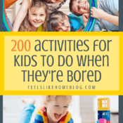 200 Fun Things for Kids to Do When They're Bored - Free Printable