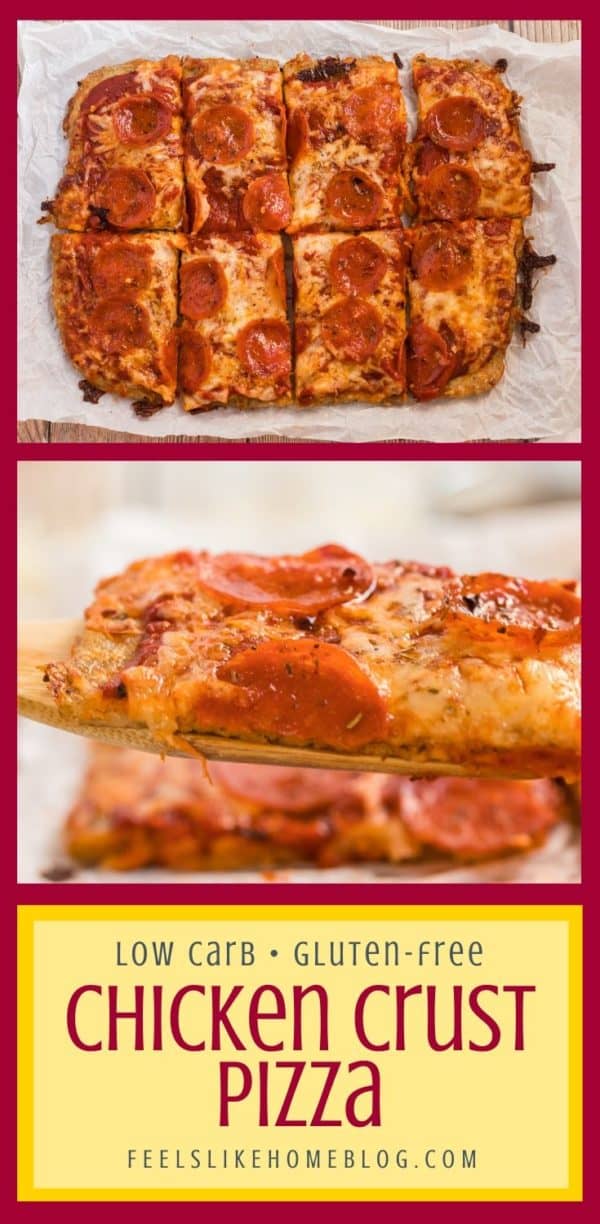Chicken Crust Pizza - The Best Low Carb & Gluten-Free Pizza Recipe