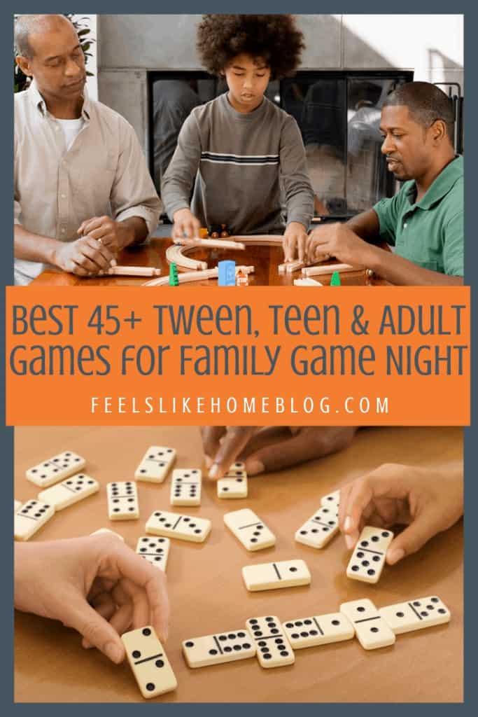 A family playing games