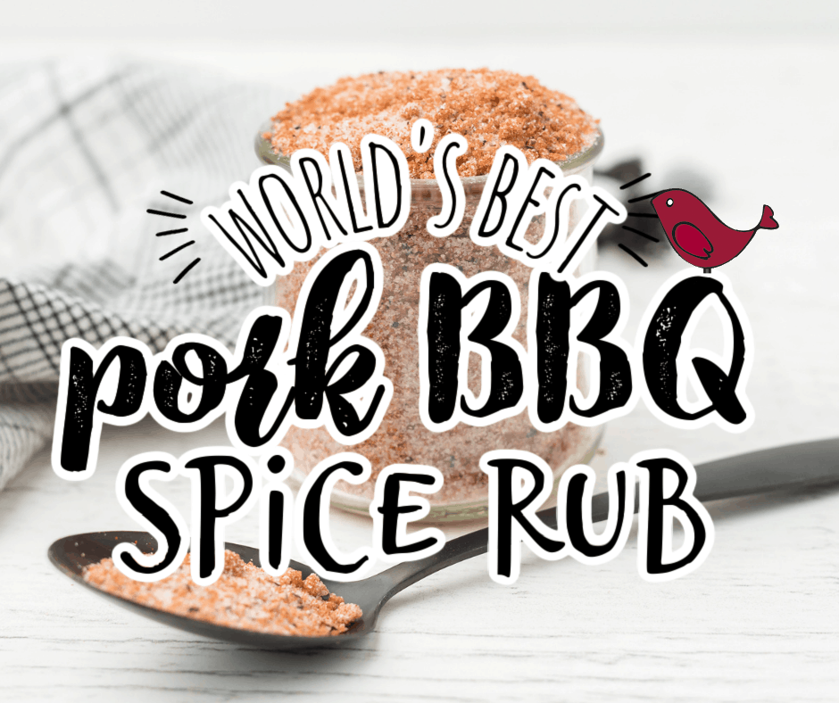 Dry rub outlet for bbq pork