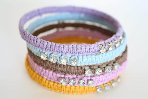 DIY knot bracelets