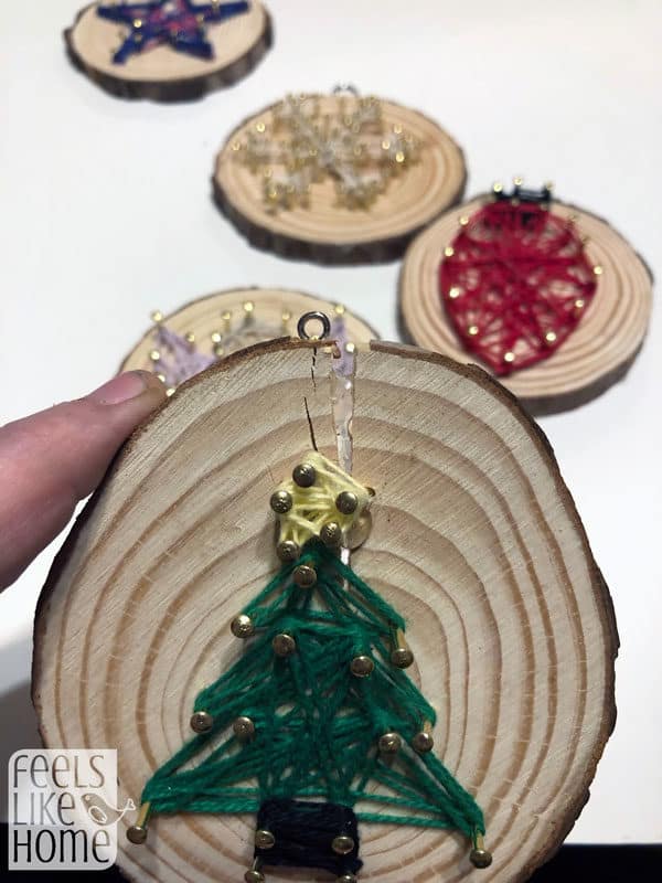 Simple & Easy Christmas String Art Ornaments for Kids & Adults