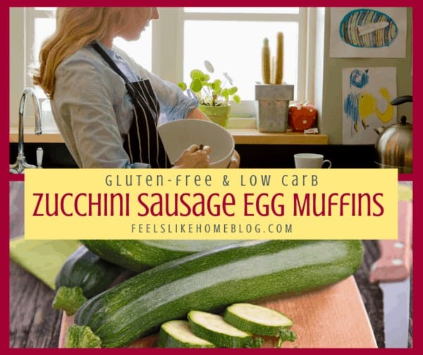 A woman cooking zucchini