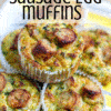 How to make low carb gluten-free breakfast muffins with eggs, sausage, and zucchini - This quick, simple, and easy recipe has a ton of keto protein and is great for breakfast, brunch, lunches, or snacks.