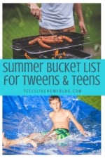 Summer Bucket List for Tweens & Teens - Free Family Printable