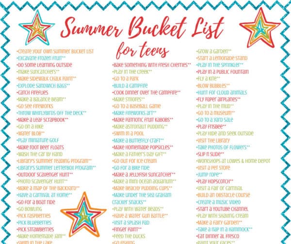 Summer Fun Bucket List // Fun Things to Do with Kids – Honey We're Home