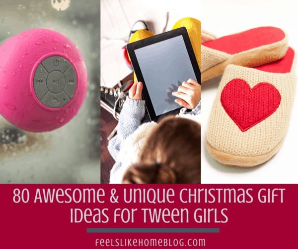 A collage of Christmas gifts for tween girls