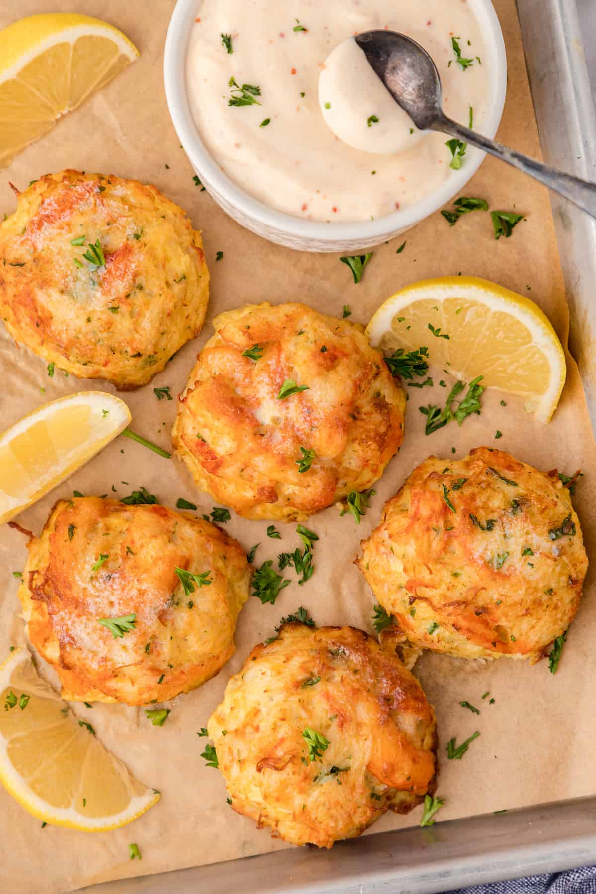 bake the crab cakes