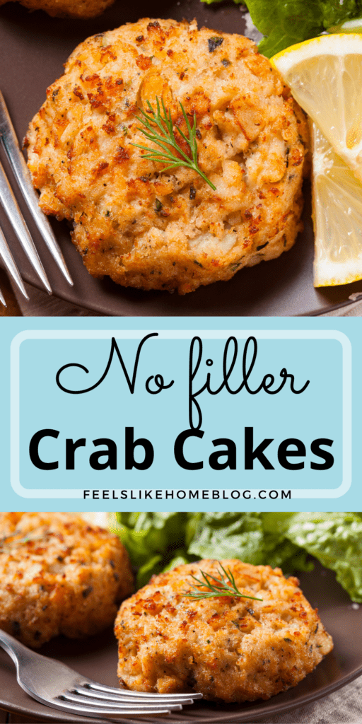 Maryland Crab Cakes with No Filler - Low Carb & Bariatric Friendly Recipe