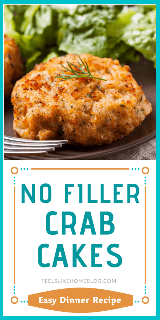 Maryland Crab Cakes with No Filler - Low Carb & Bariatric Friendly Recipe