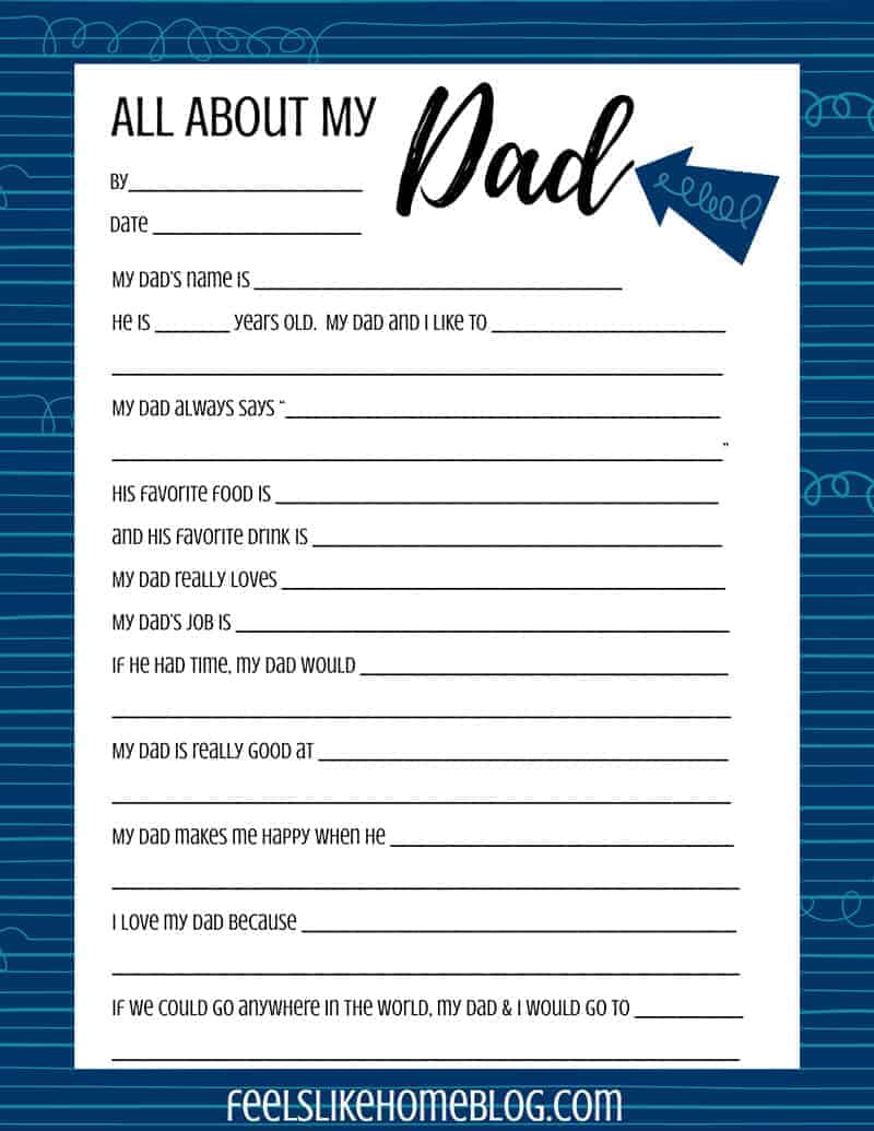 All About My Dad - Father's Day Interview for Kids