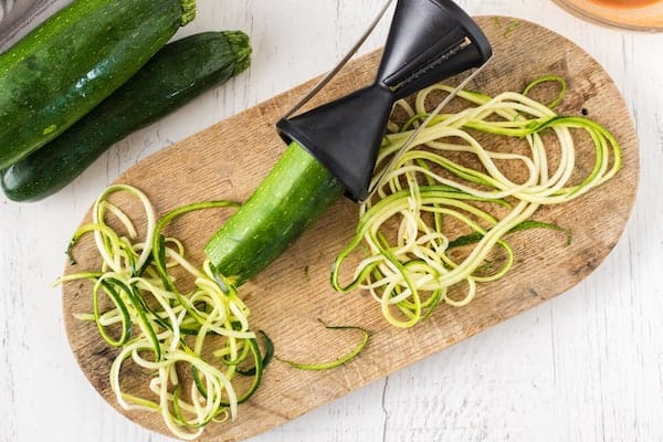 zucchini noodles or zoodles