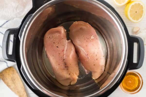 raw chicken breast in Instant Pot