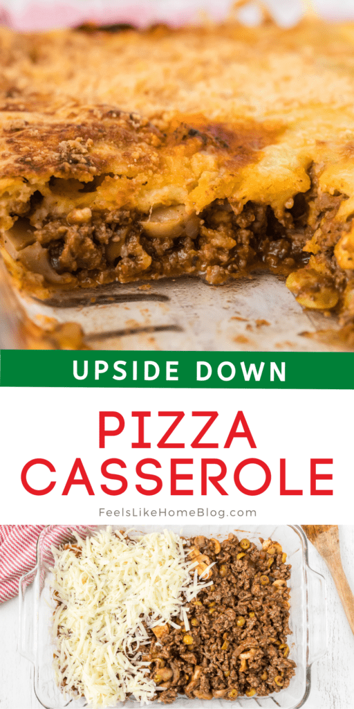 Upside Down Pizza Casserole The Best Popover Pizza Recipe