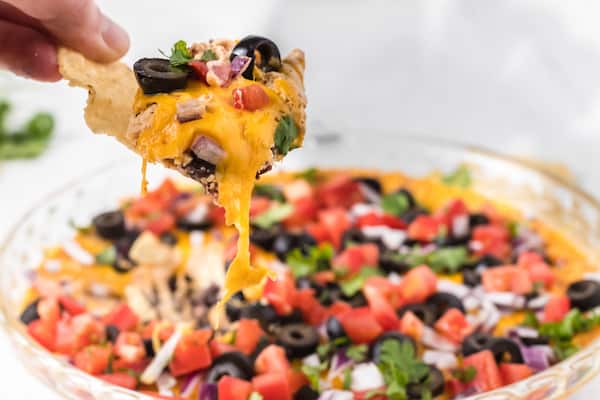 The Best Hot Taco Dip Recipe (Based on Touchdown Taco Dip)