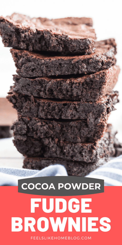 The Best Cocoa Powder Brownies Recipe - Feels Like Home™